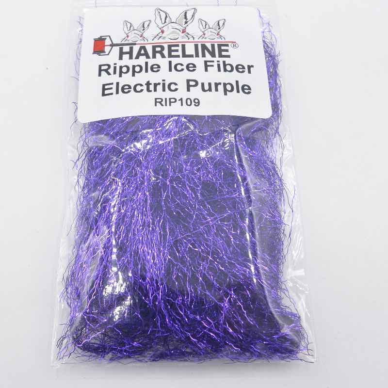 Electric ripple Ice Fiber Hareline usa ERIP 140 fluo purple-très forte intensité pour Color